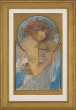 Fruit by Alphonse Mucha
