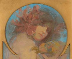 Fruit by Alphonse Mucha