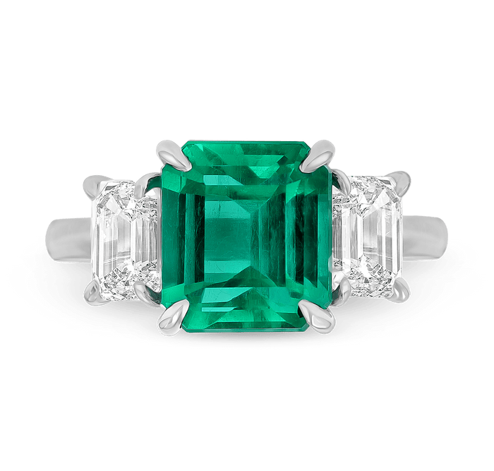 Colombian Emerald Ring, 5.33 Carats