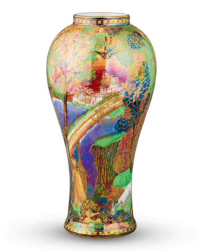 Wedgwood Fairyland Lustre Rainbow Covered Vase