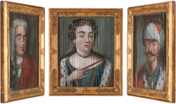 Tri-Directional Portrait Commemorating the Russo-Turkish War