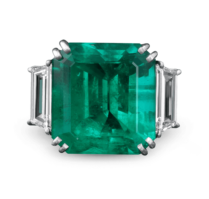 Colombian Emerald Ring, 20.66 Carats