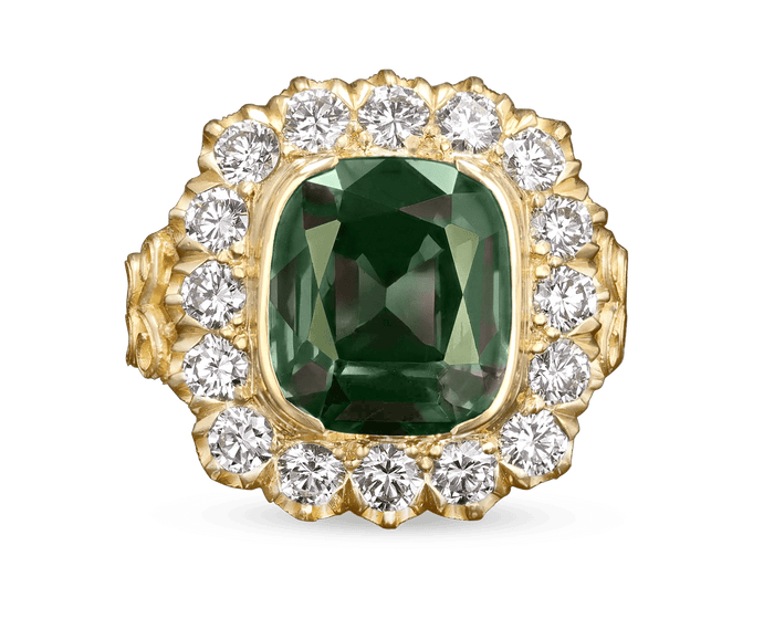 Cartier Color-Change Ceylon Alexandrite Ring, 6.29 Carats