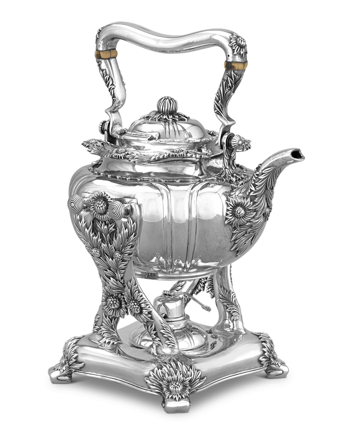 8-Piece Tiffany & Co. Chrysanthemum Tea Set