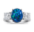 Rebecca Rau Lightning Ridge Black Opal Ring, 3.53 Carats