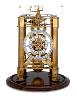 Brass Orrery Clock