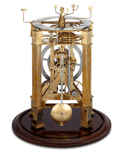 Brass Orrery Clock