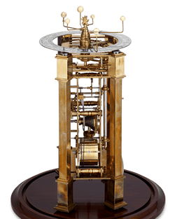 Brass Orrery Clock