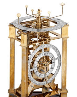 Brass Orrery Clock