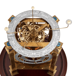 Brass Orrery Clock
