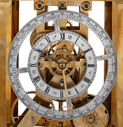 Brass Orrery Clock