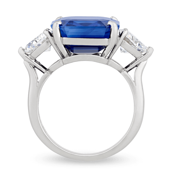 Cartier Unheated Ceylon Sapphire Ring, 12.04 Carats