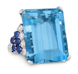 Tiffany & Co. Aquamarine Ring, 33.00 Carats