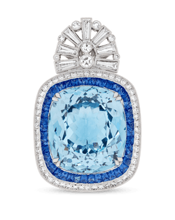 Aquamarine Pendant, 27.57 Carats