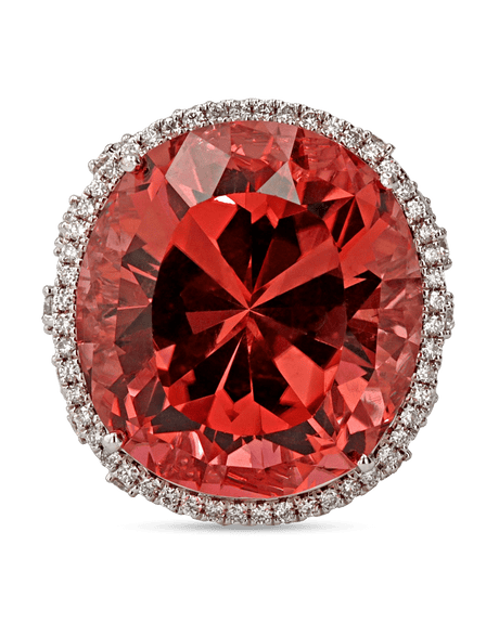 Cushion-Cut Tourmaline Ring, 54.89 Carats