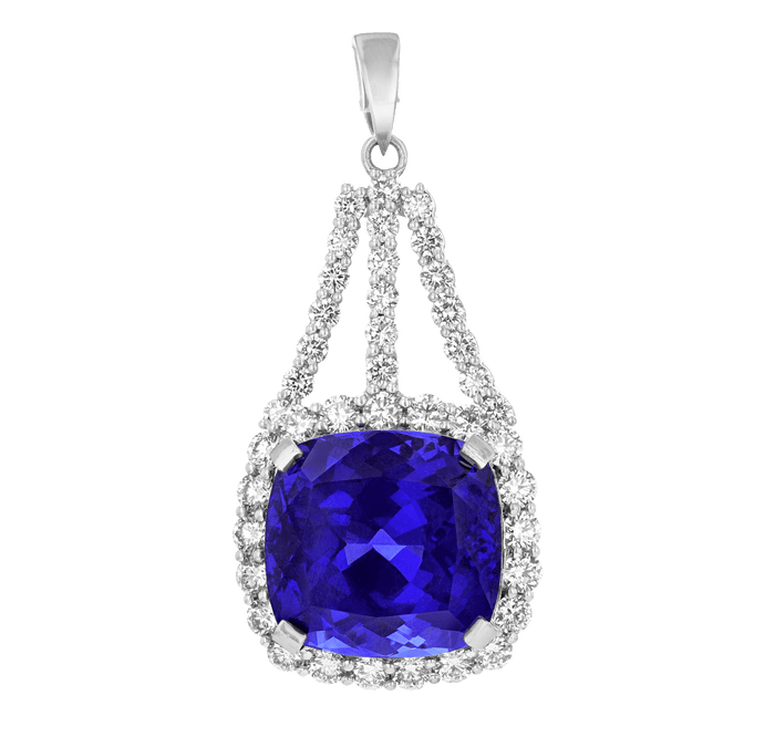 Tanzanite Pendant, 31.24 Carats